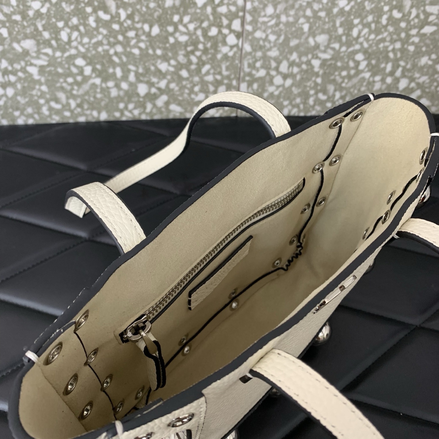 Valentino Garavani Nellcôte mini leather tote bag