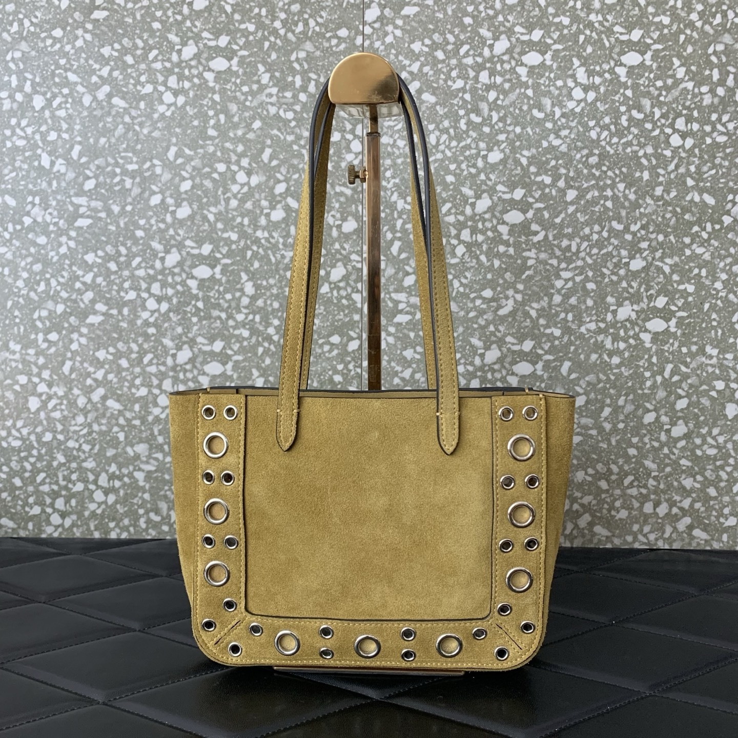 Valentino Garavani Nellcôte mini studded suede tote bag