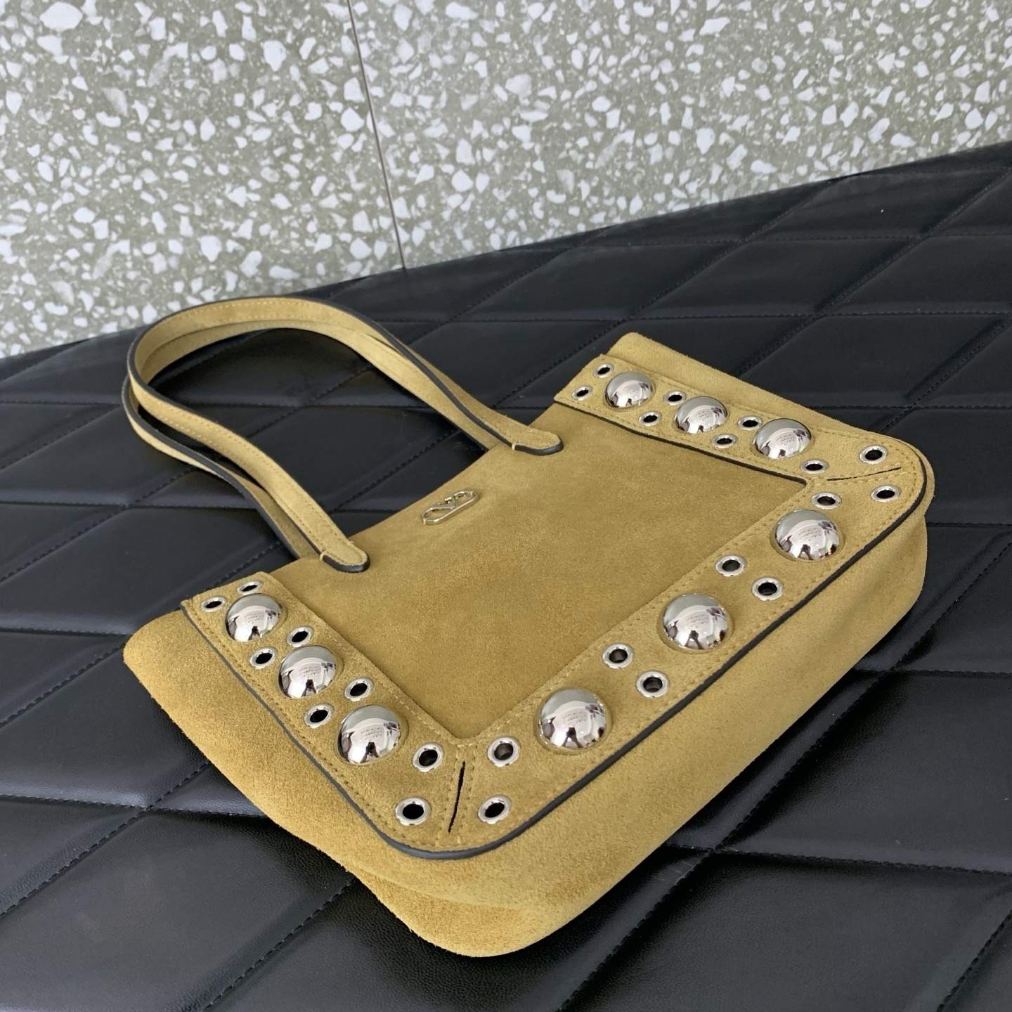 Valentino Garavani Nellcôte mini studded suede tote bag