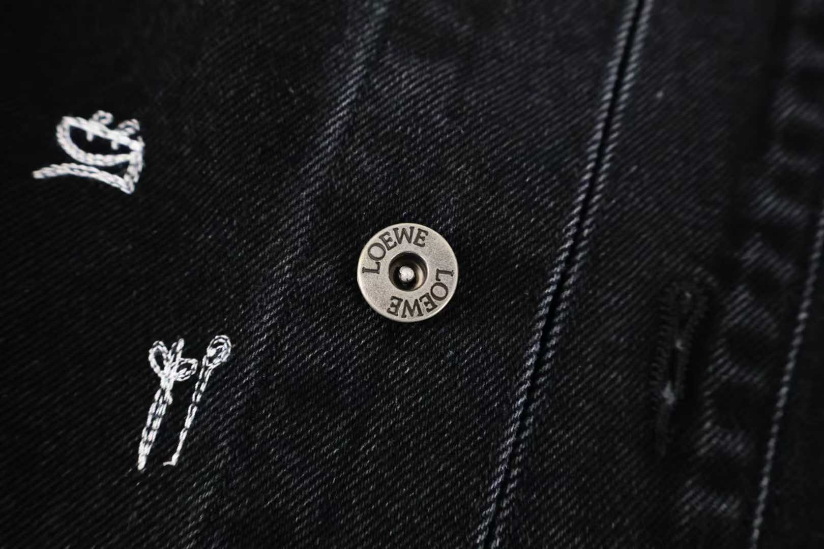 Loewe x Louis Wain embroidered denim overshirt