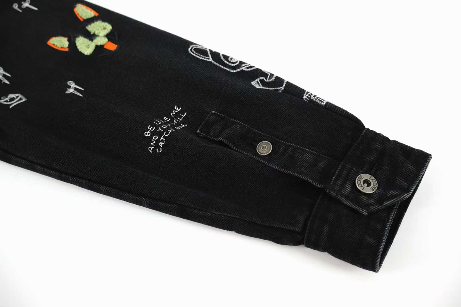 Loewe x Louis Wain embroidered denim overshirt