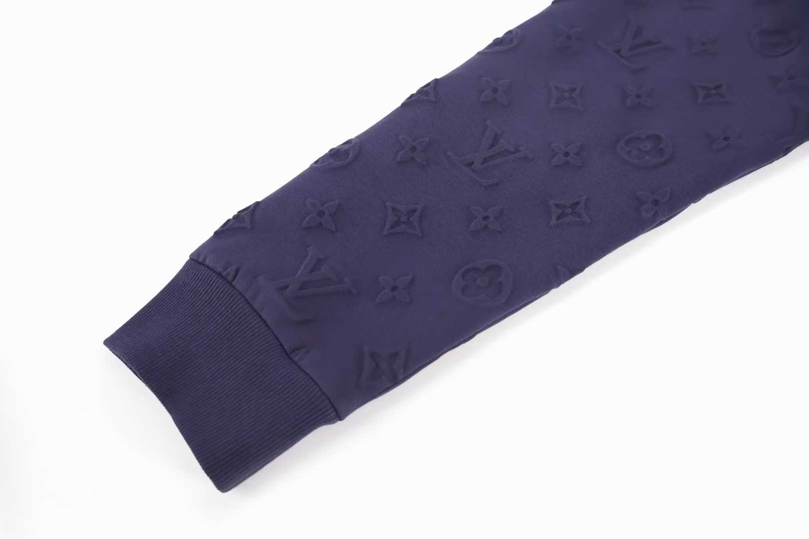 LV Embossed Monogram Jersey Tracksuit Top