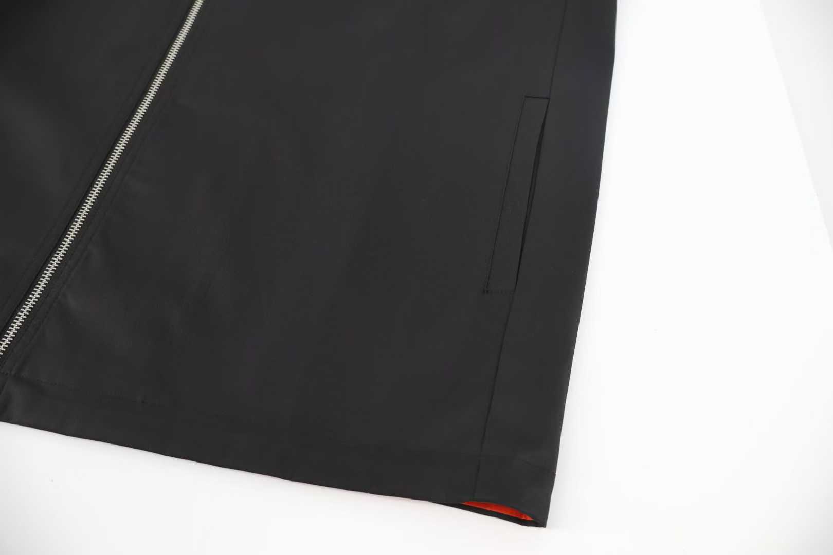 Loewe x Louis Wain cotton gabardine zip-up overshirt features a leather patch pocket adorned with a "Futurist Cat" intarsia