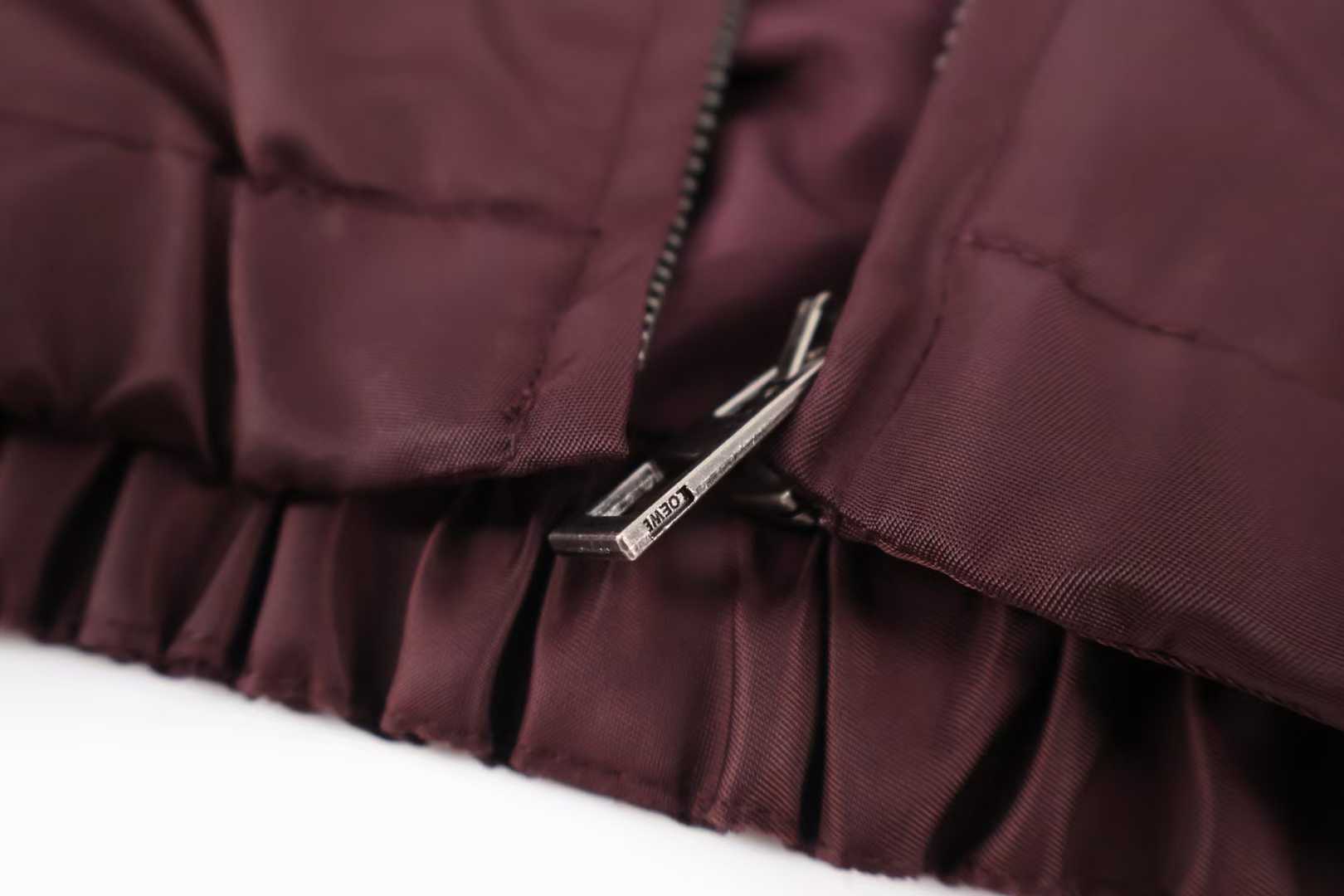 Loewe Bomber Jacket in Nylon and Nappa Lambskin