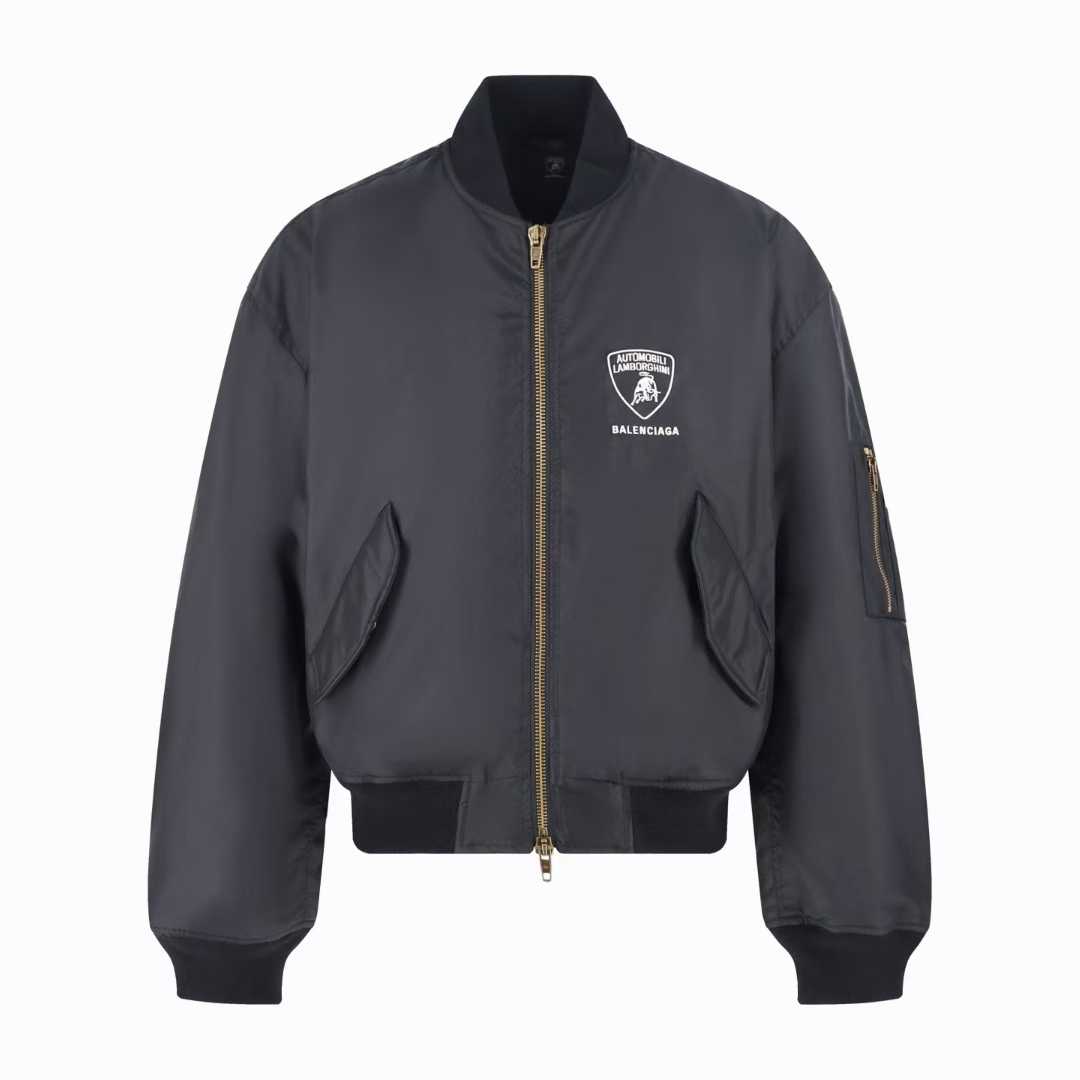 Balenciaga X Automobili Lamborghini Bomber Jacket black