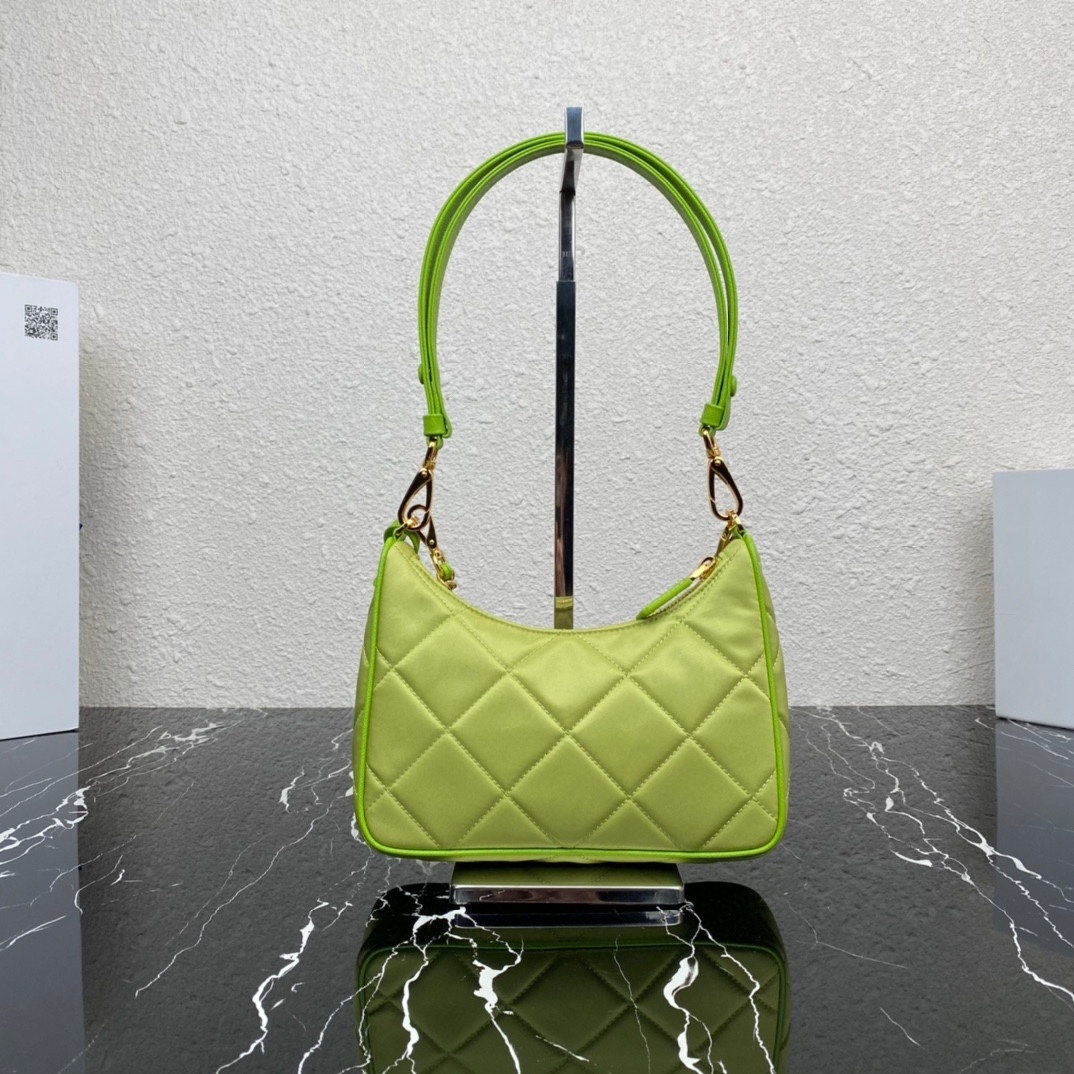 Prada Re-Nylon Mini Bag in green