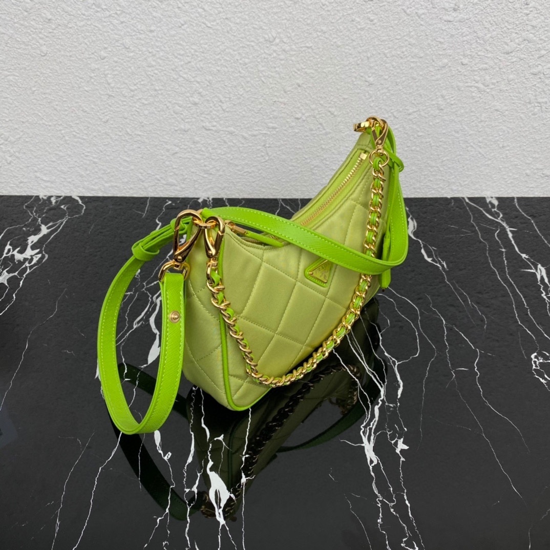 Prada Re-Nylon Mini Bag in green