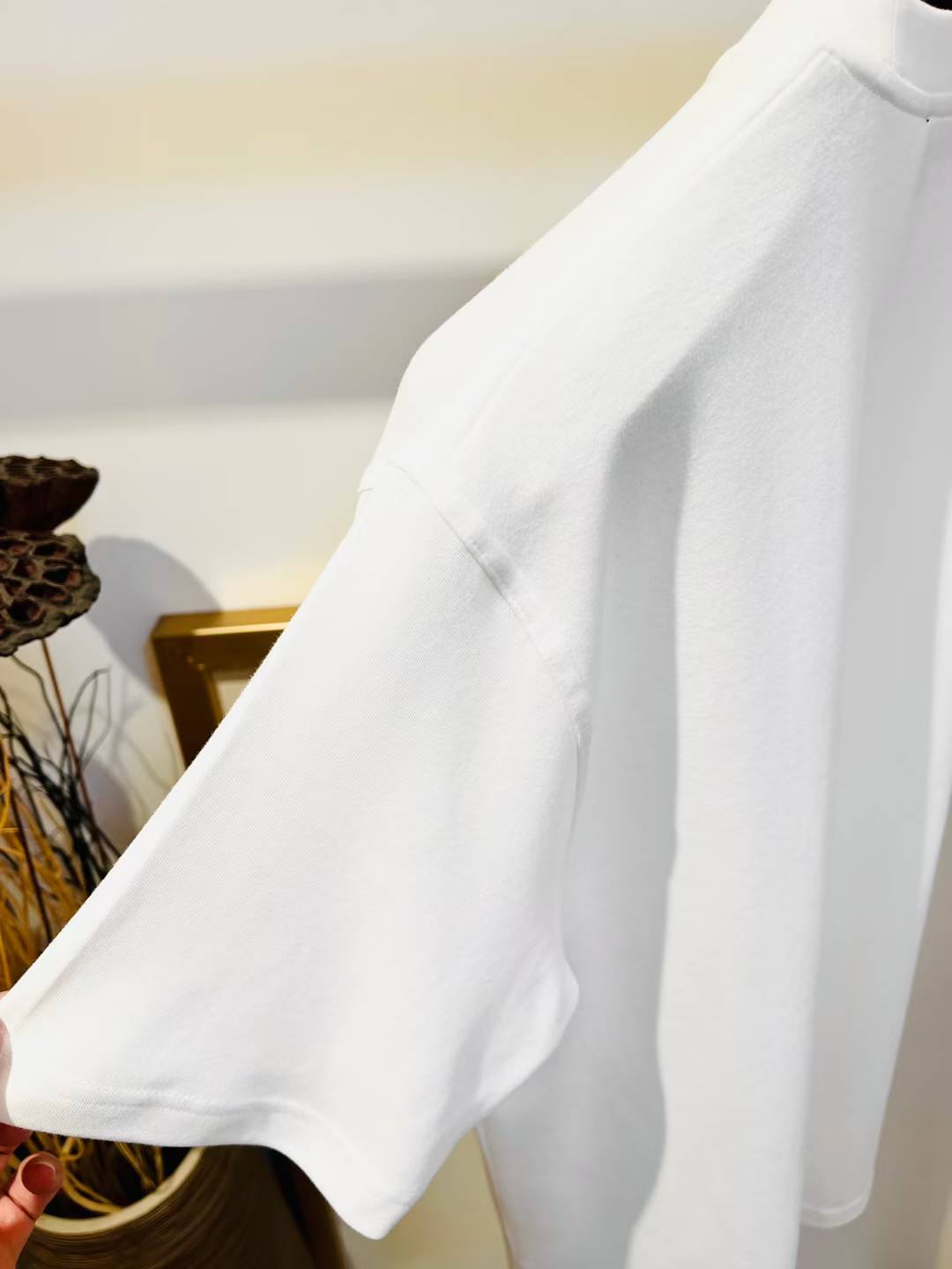 chanel white cotton t-shirt