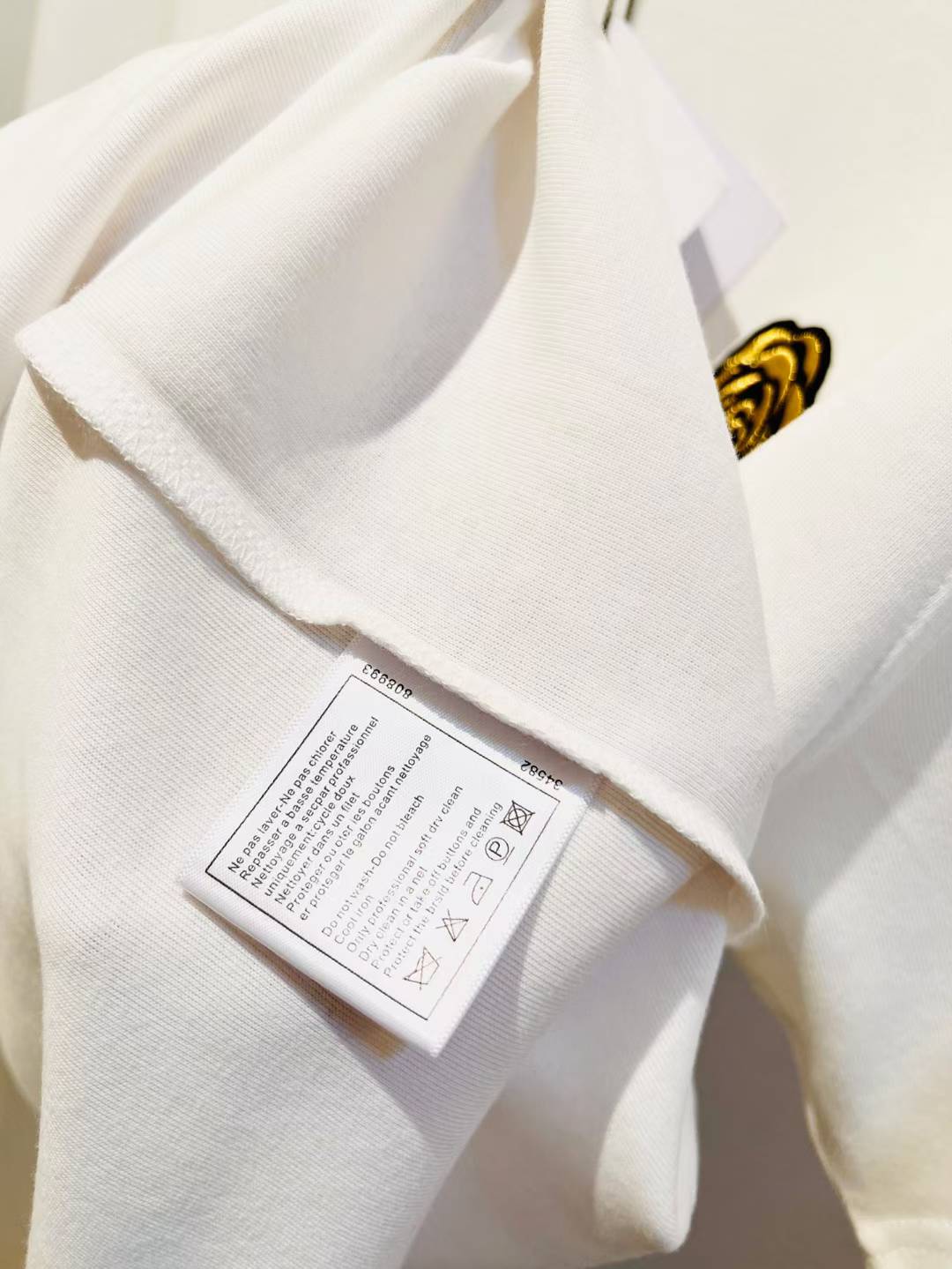 chanel white cotton t-shirt