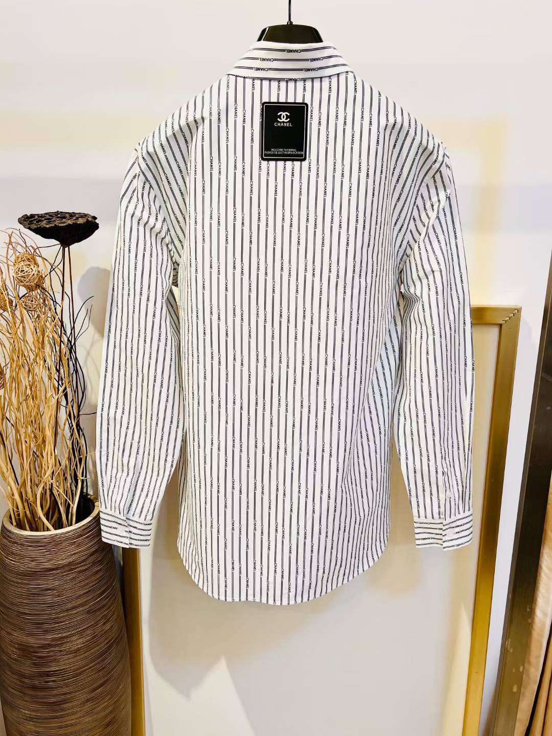 AMIRI Striped long-sleeve Cotton Shirt