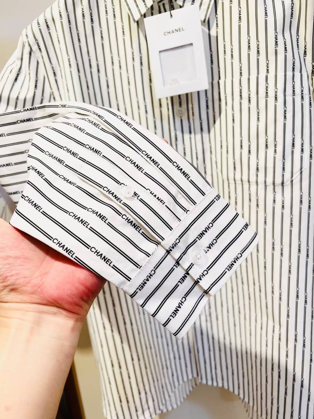 AMIRI Striped long-sleeve Cotton Shirt