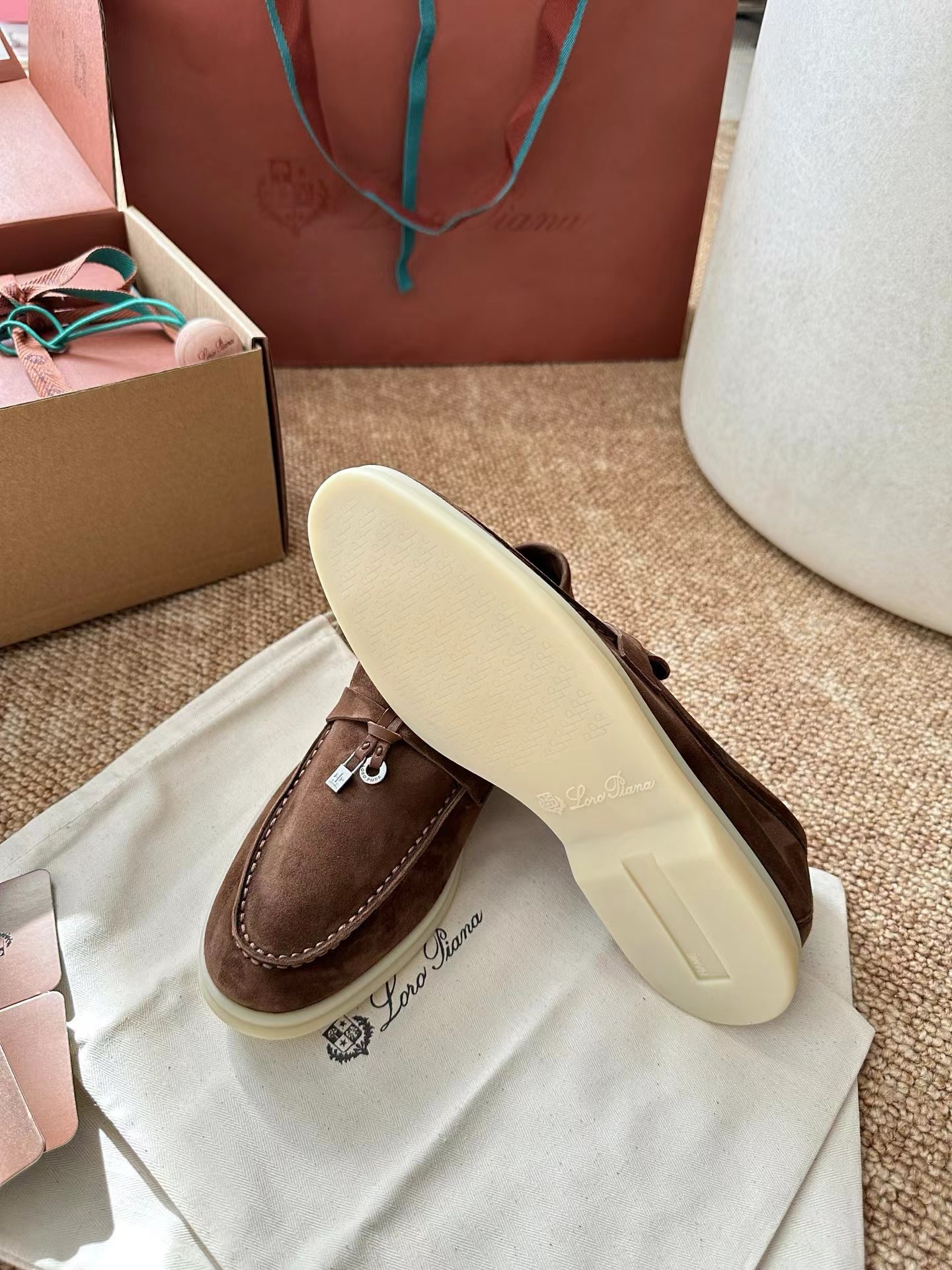 Loro Piana Summer Charms Walk loafers