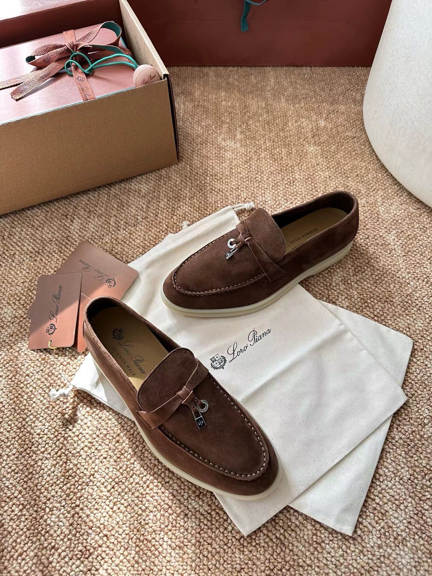 Loro Piana Summer Charms Walk loafers