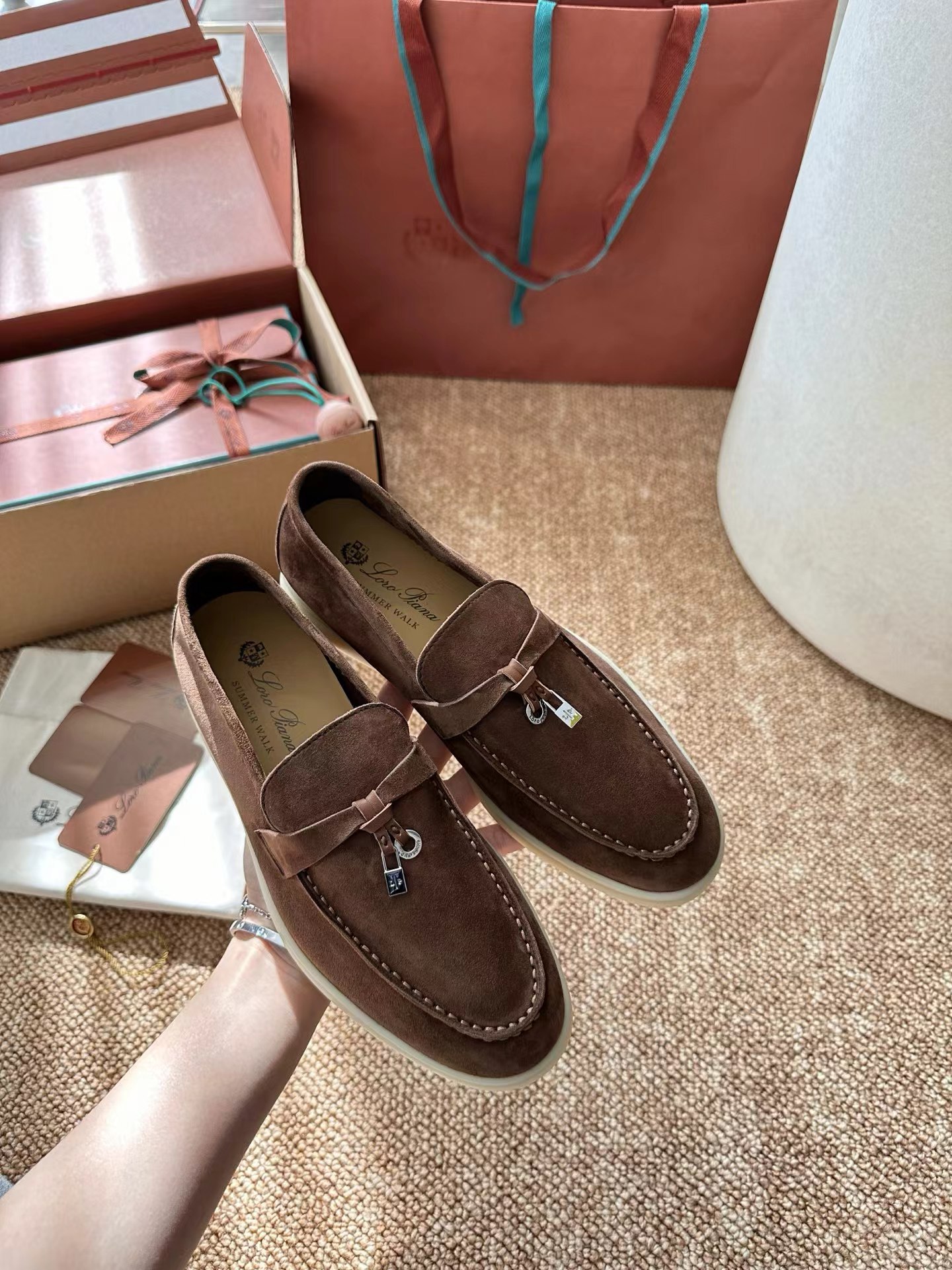 Loro Piana Summer Charms Walk loafers