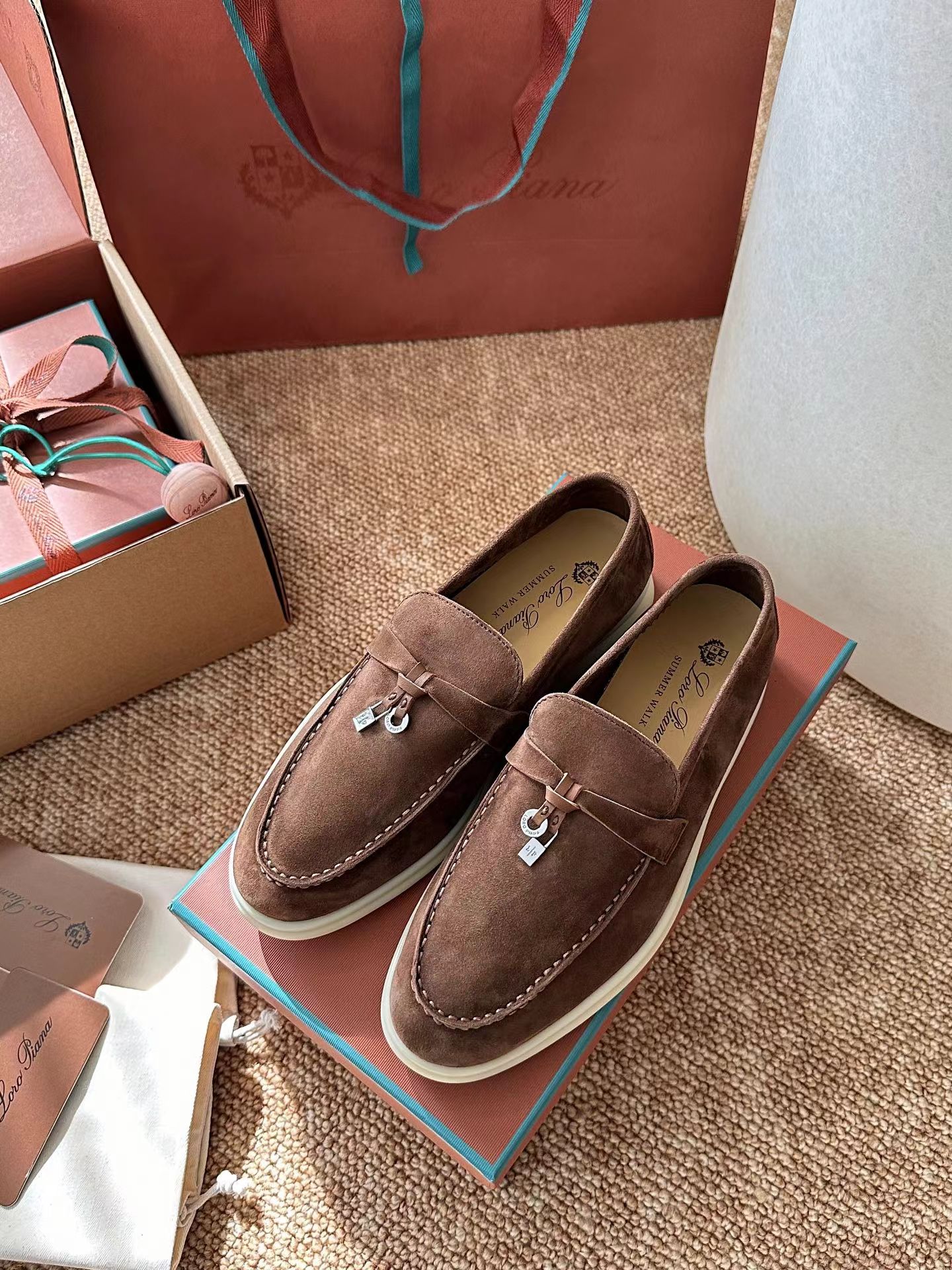 Loro Piana Summer Charms Walk loafers